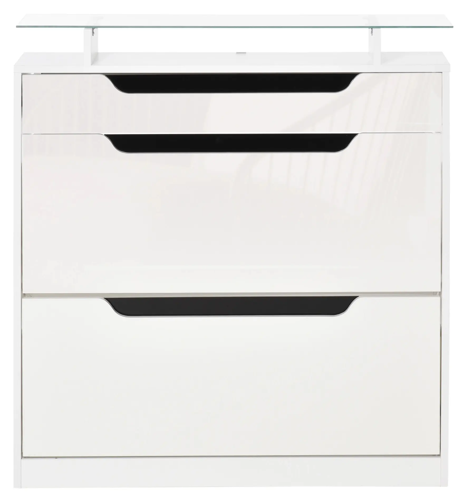 Тумба для обуви Homcom 837-164WT (White Gloss) - 3