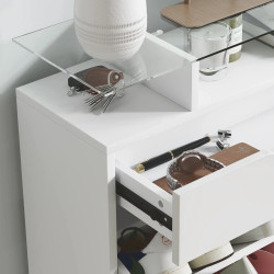 Тумба для обуви Homcom 837-164WT (White Gloss) Thumb