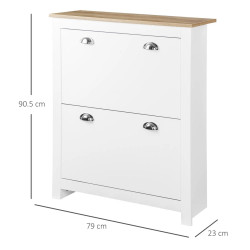 Тумба для обуви Homcom 837-176 (White) Thumb