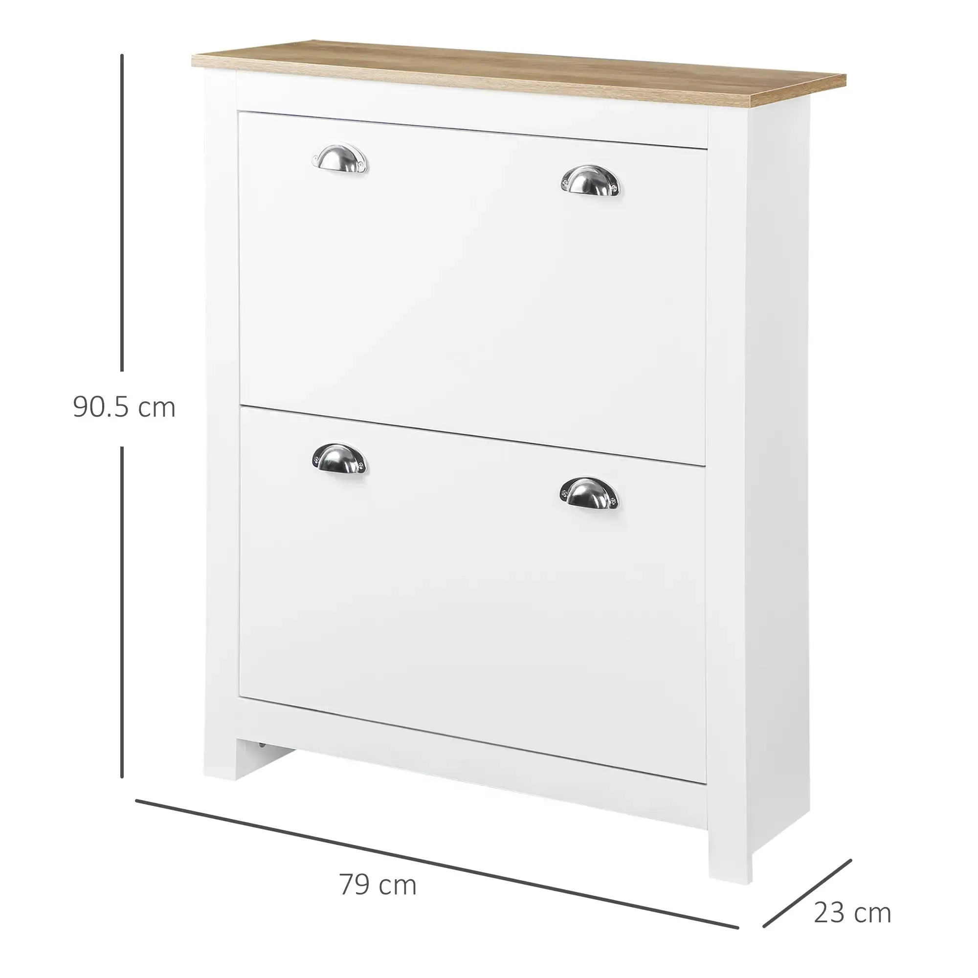 Тумба для обуви Homcom 837-176 (White) - 4