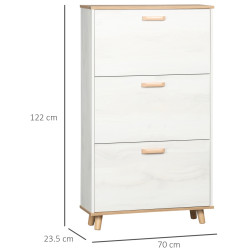 Tumba pentru incaltaminte Homcom 837-243 (White) Thumb