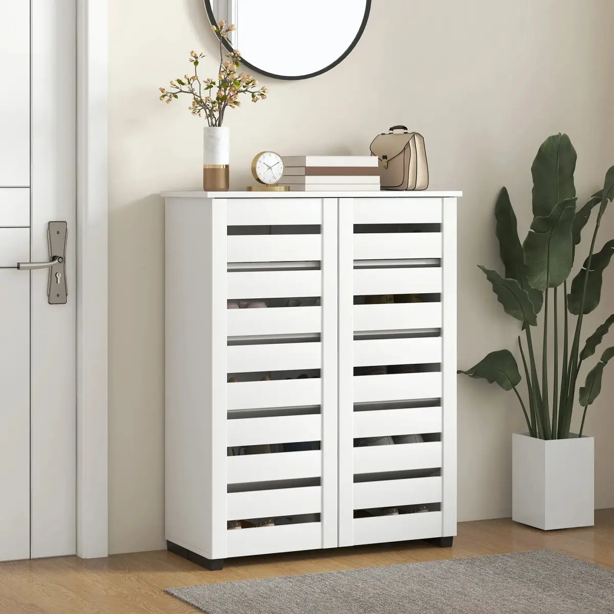 Тумба для обуви Homcom 837-260V80WT (White) - 8
