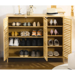Tumba pentru incaltaminte Homcom 837-366V00ND (Natural) Thumb