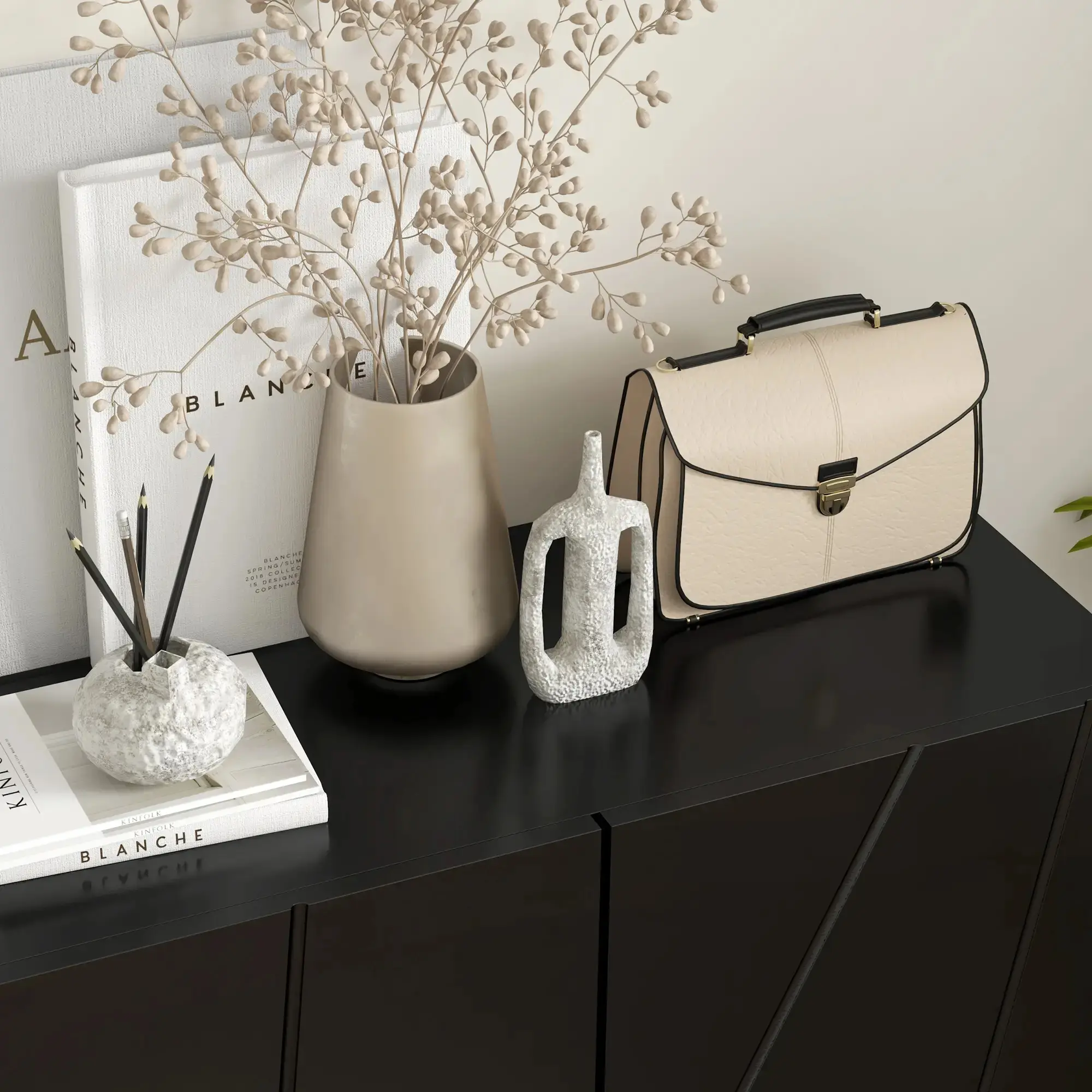 Tumba pentru incaltaminte Homcom 837-469V80BK (Black Gloss) - 7