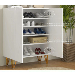 Тумба для обуви Homcom 837-469V80WT (White Gloss) Thumb