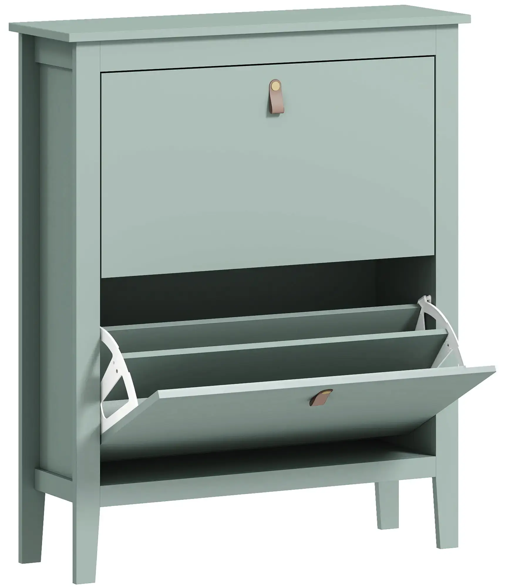 Tumba pentru incaltaminte Homcom 837-578V00GN (Green) - 4