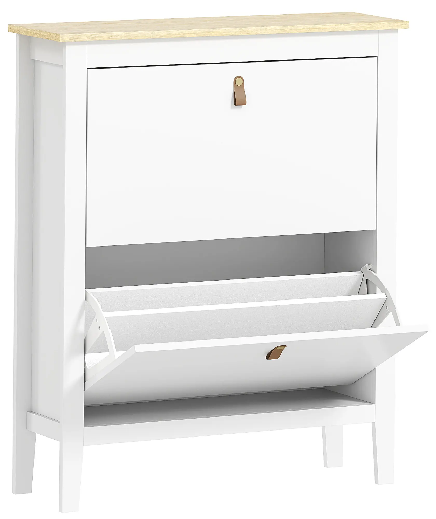 Тумба для обуви Homcom 837-578V00WT (White) - 3