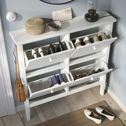 Тумба для обуви Ikea Gullaberg 105x22x107 (Белый) Thumb