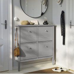 Тумба для обуви Ikea Gullaberg 105x22x107 (Серый)