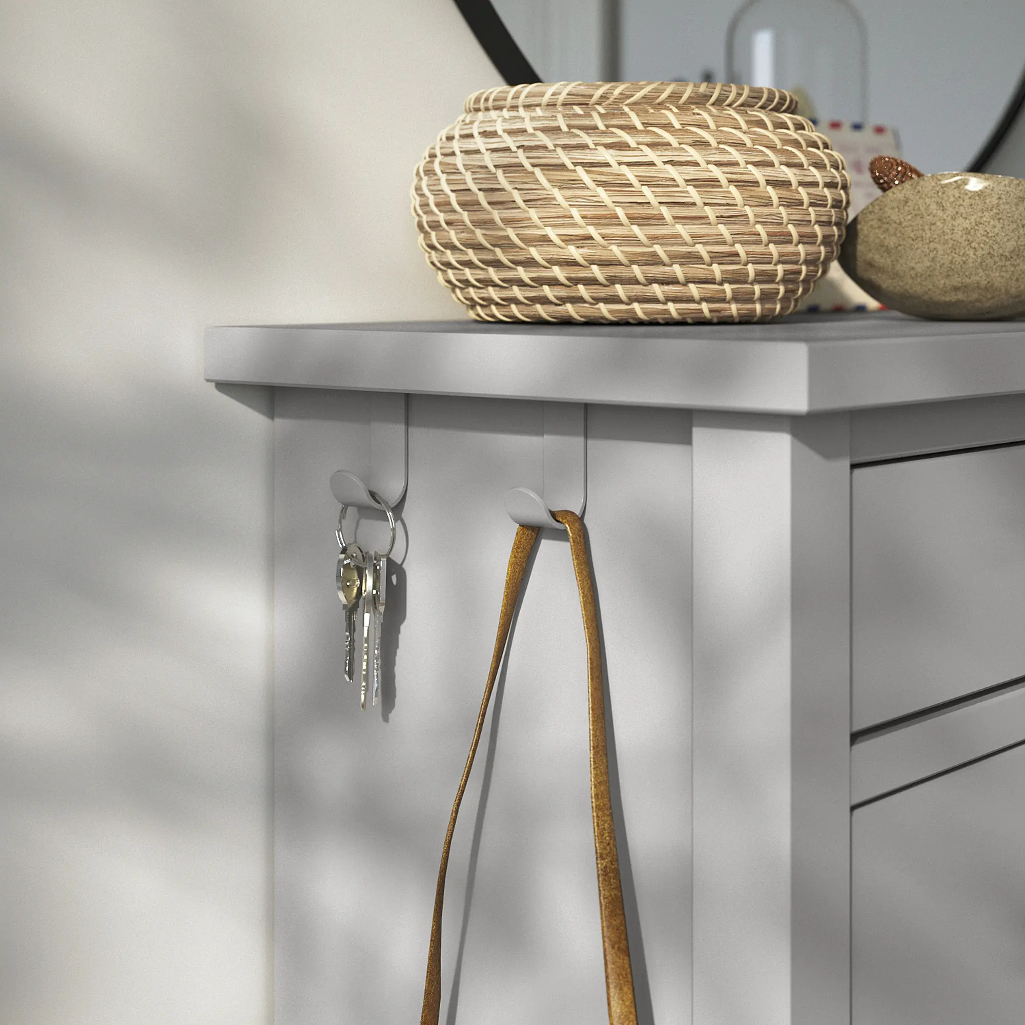 Тумба для обуви Ikea Gullaberg 88x30x122 (Серый) - 5