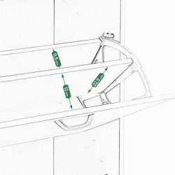 Tumba pentru incaltaminte Jumi CM-316072 (White) Thumb