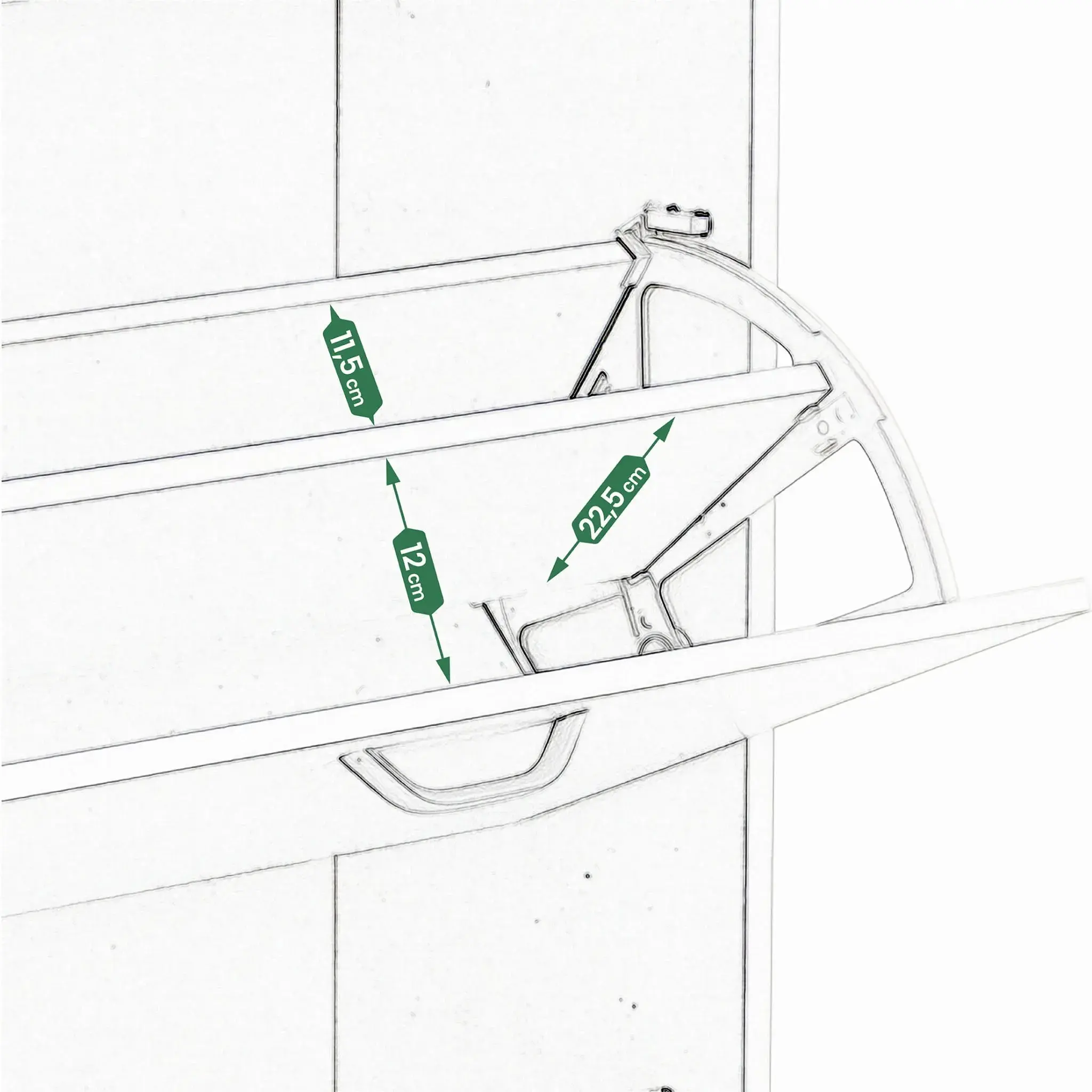 Tumba pentru incaltaminte Jumi CM-316072 (White) - 4