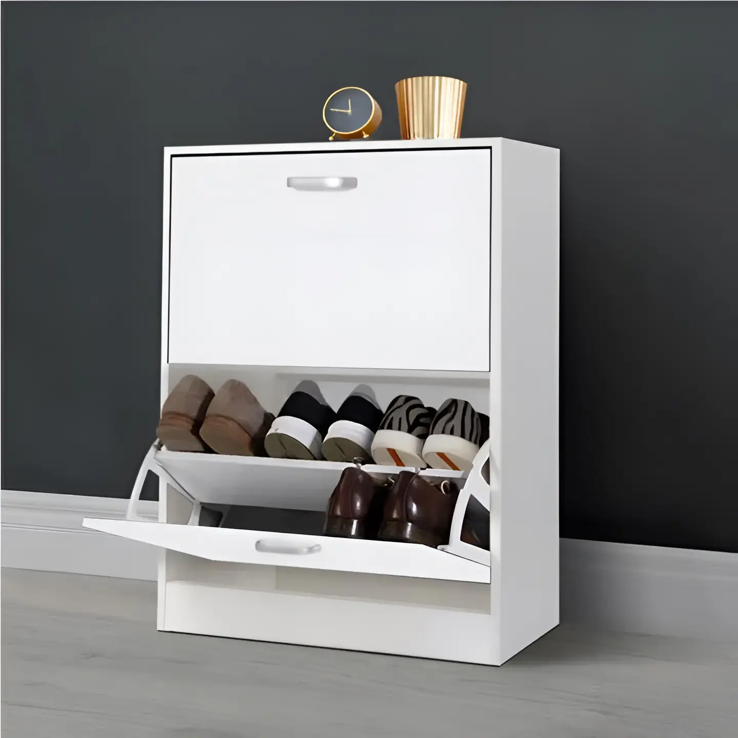 Tumba pentru incaltaminte Jumi CM-316072 (White) - 6
