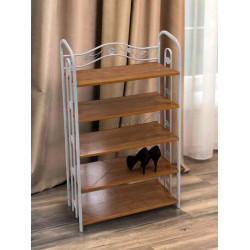 Стеллаж для обуви Magnusplus AY 5 (White/Wood)