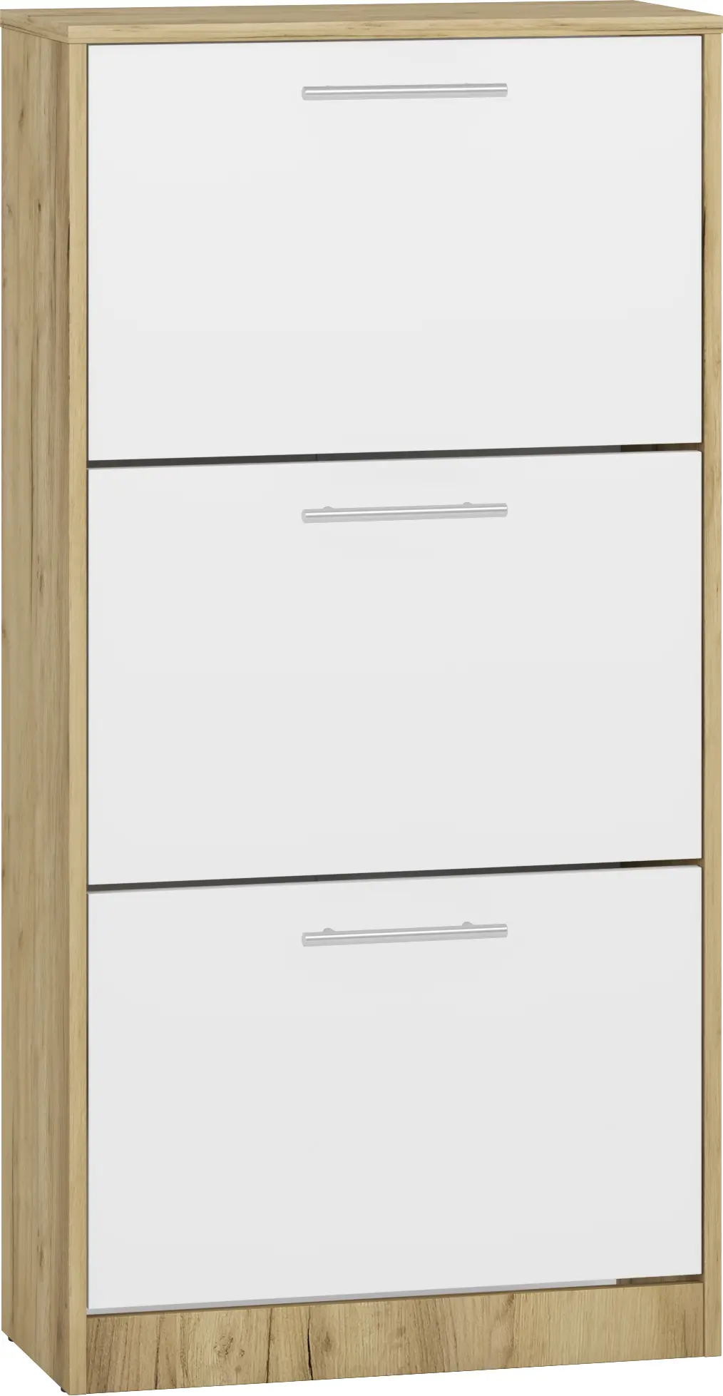 Тумба для обуви Magnusplus Brisbane (Gold Craft Oak/White)