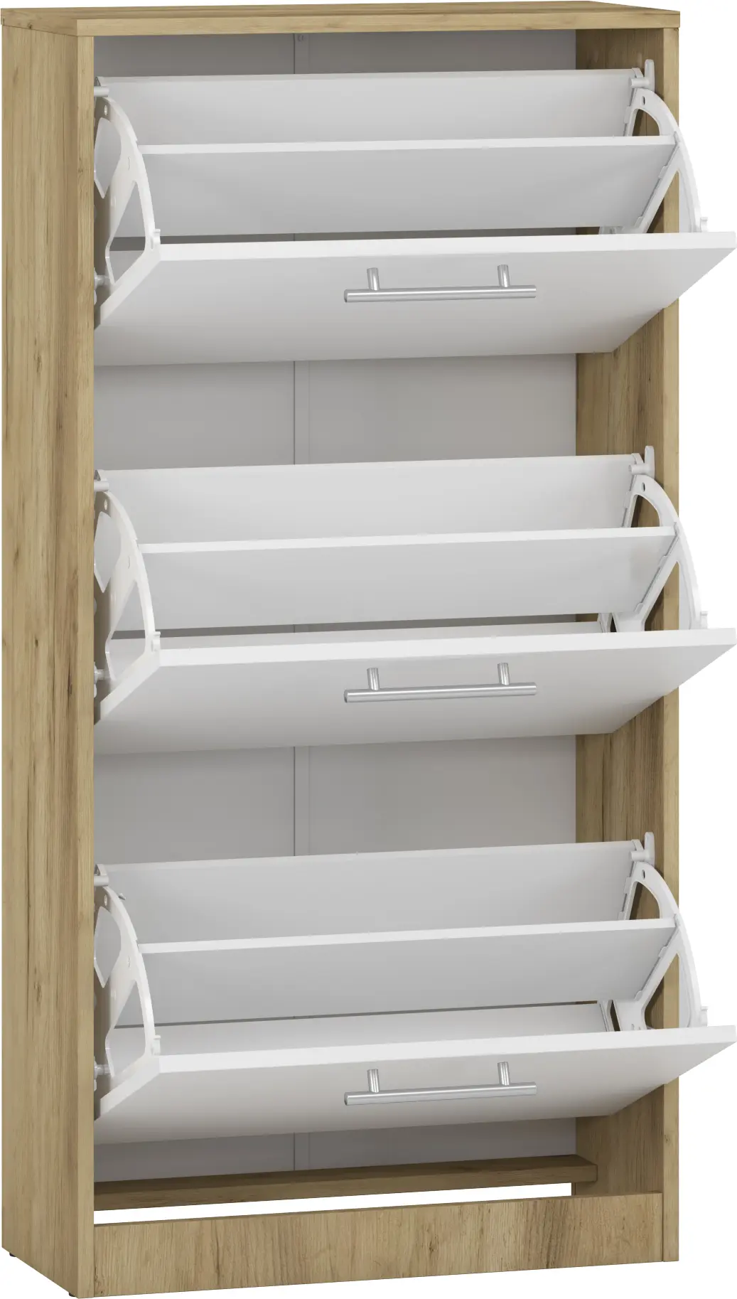 Тумба для обуви Magnusplus Brisbane (Gold Craft Oak/White)