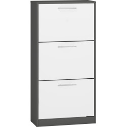 Тумба для обуви Magnusplus Brisbane (Graphite/White) Thumb