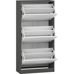 Тумба для обуви Magnusplus Brisbane (Graphite/White) Thumb