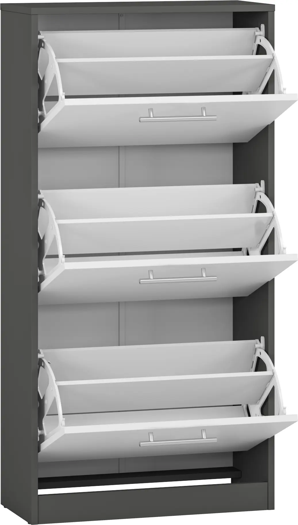 Тумба для обуви Magnusplus Brisbane (Graphite/White)