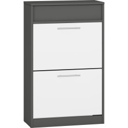 Тумба для обуви Magnusplus Sydney (Graphite/White) Thumb