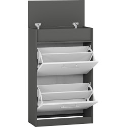 Тумба для обуви Magnusplus Sydney (Graphite/White) Thumb