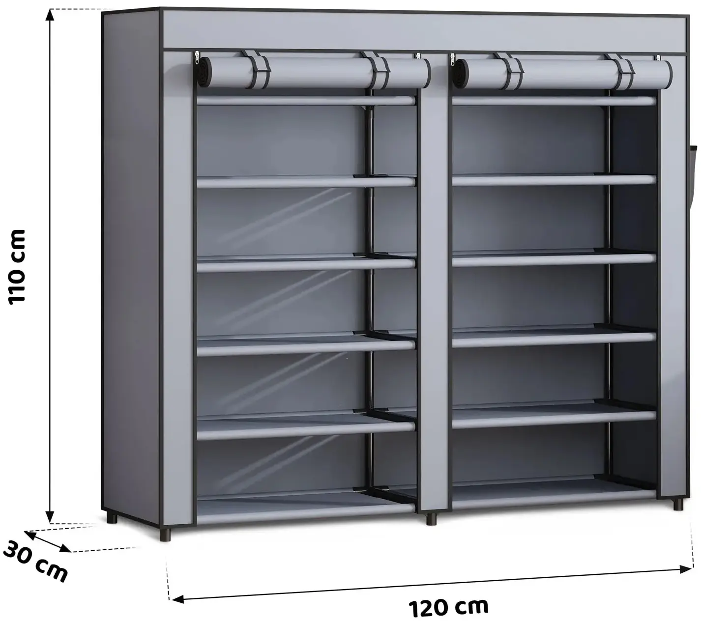 Organizator de pantofi Massido MS-805 680500 (Graphite) - 3