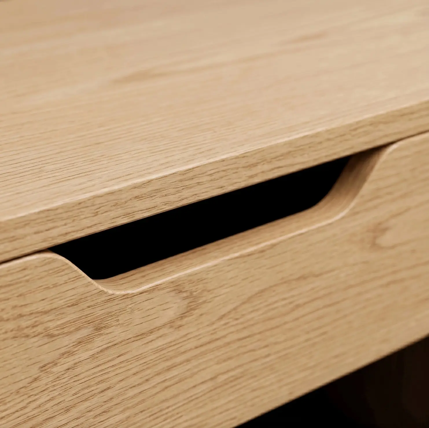Банкетка для обуви Mebel Elite Alec 100cm (Oak/Black) - 5