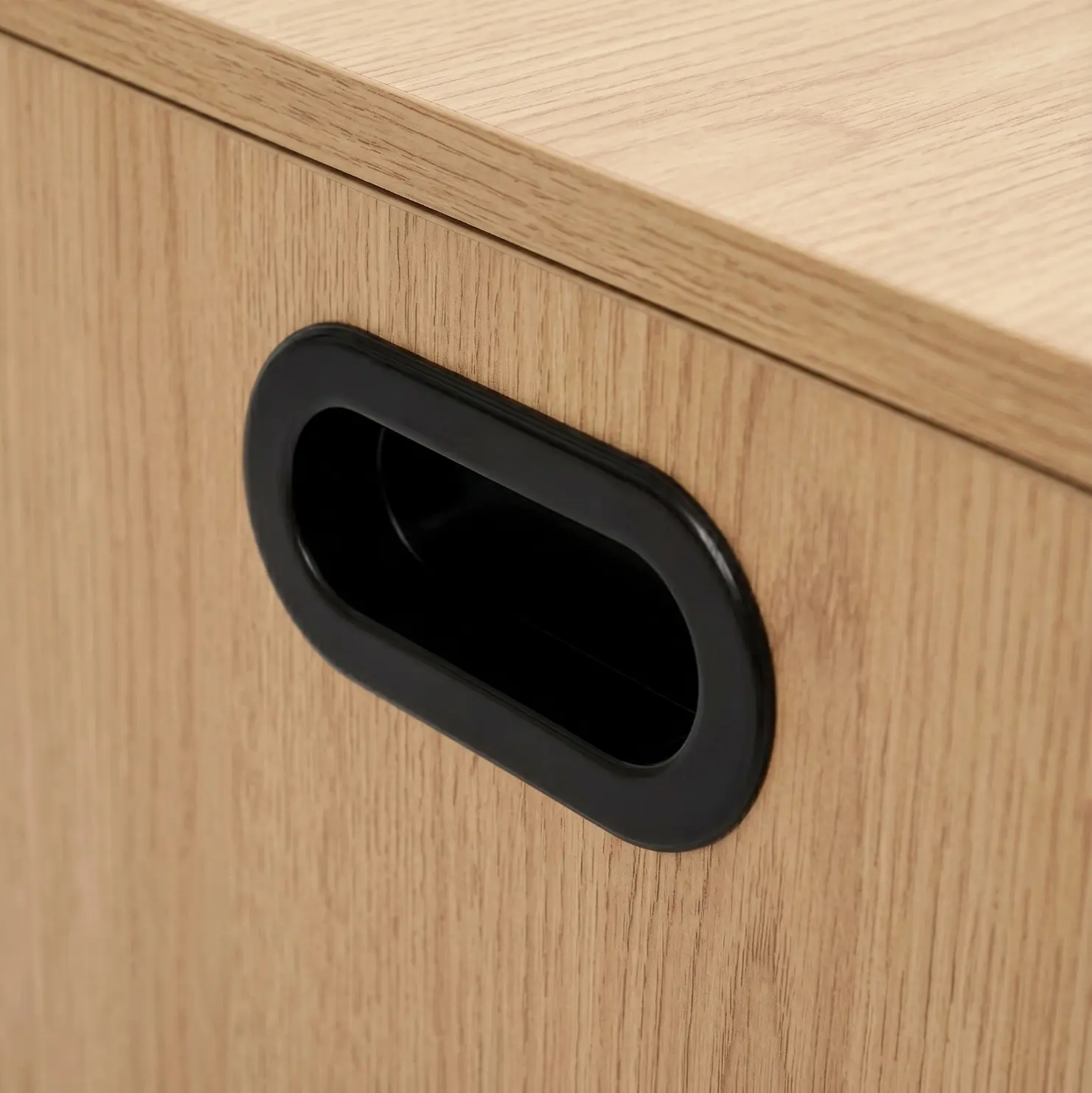 Банкетка для обуви Mebel Elite Alec 100cm (Oak/Black) - 6