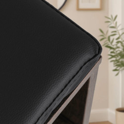 Банкетка для обуви Mebel Elite Axel 104cm (Rustic Oak/Black) Thumb