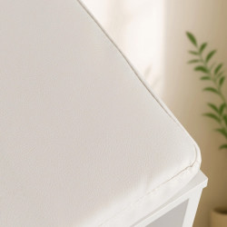 Bancheta pentru incaltaminte Mebel Elite Axel 104cm (White) Thumb