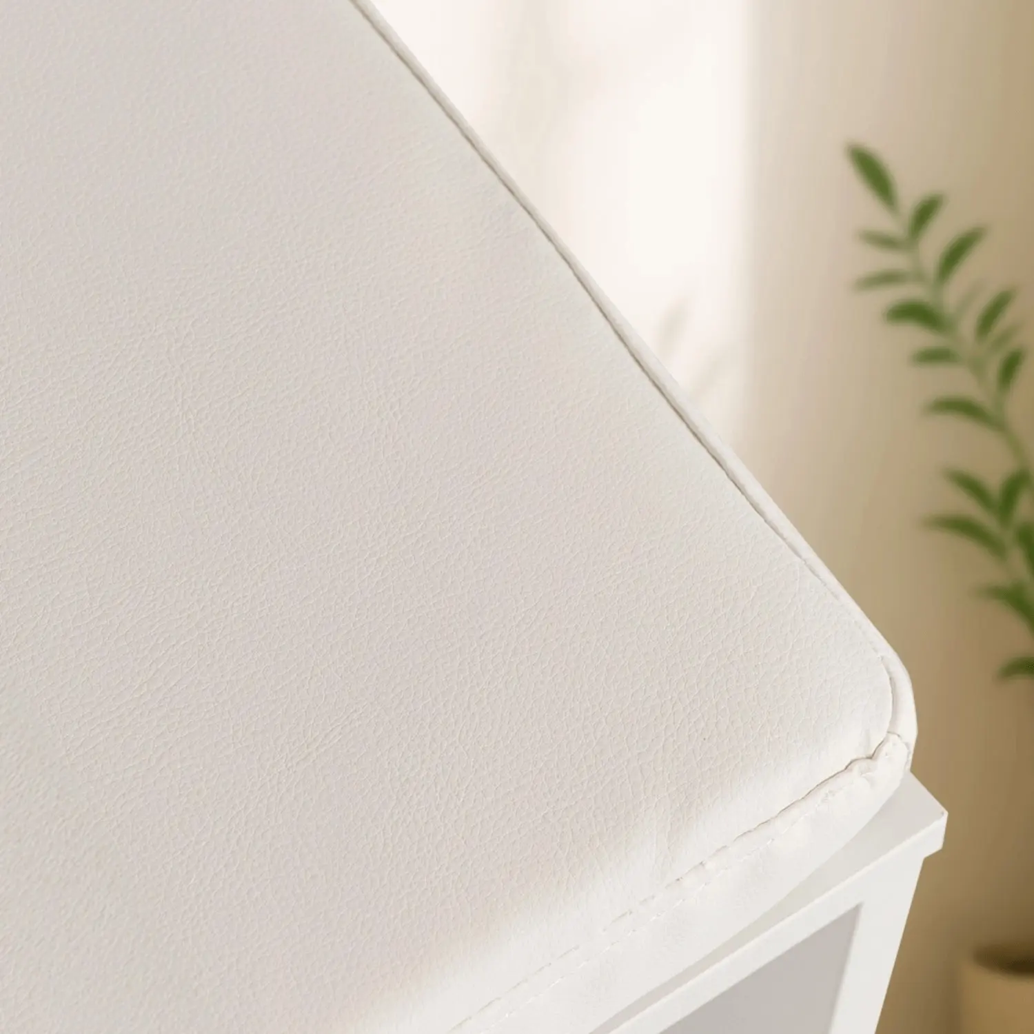 Bancheta pentru incaltaminte Mebel Elite Axel 104cm (White) - 5