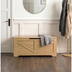 Банкетка для обуви Mebel Elite Margot 100cm (Oak)