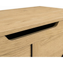 Банкетка для обуви Mebel Elite Margot 100cm (Oak) Thumb