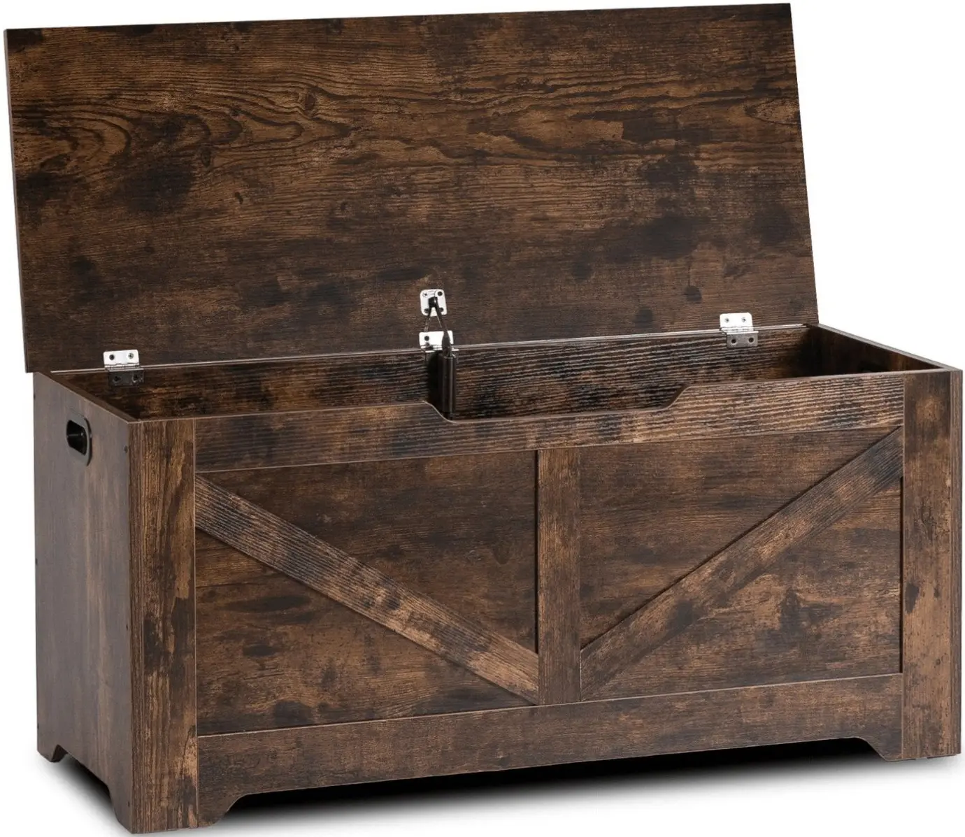 Bancheta pentru incaltaminte Mebel Elite Margot 100cm (Rustic Oak) - 3