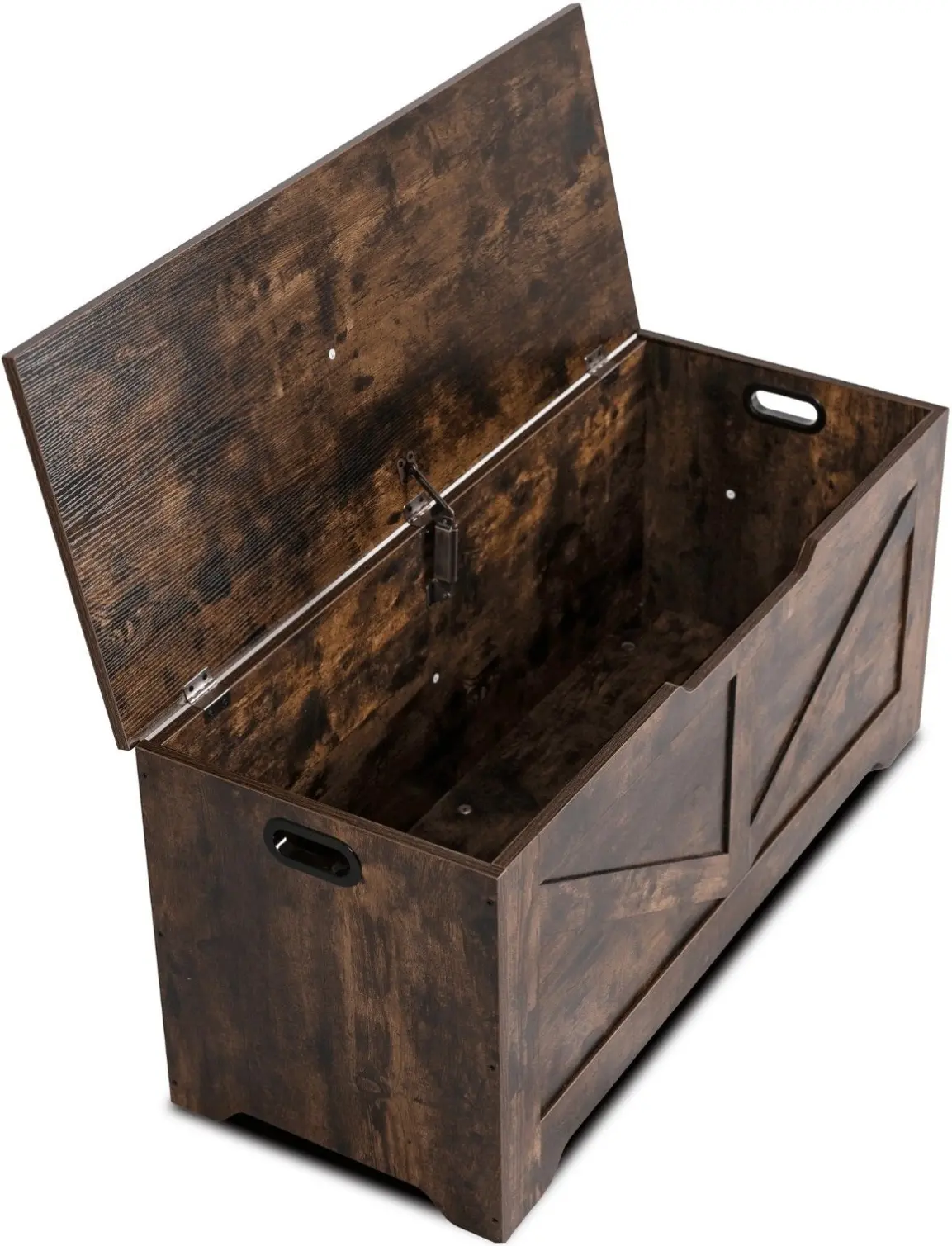 Bancheta pentru incaltaminte Mebel Elite Margot 100cm (Rustic Oak) - 4