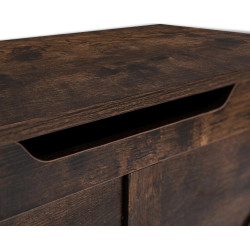 Bancheta pentru incaltaminte Mebel Elite Margot 100cm (Rustic Oak) Thumb