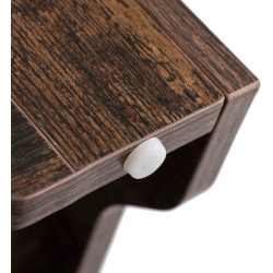 Bancheta pentru incaltaminte Mebel Elite Margot 100cm (Rustic Oak) Thumb