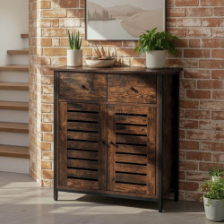 Тумба для обуви Mebel Elite Amaya 70cm (Rustic Oak)