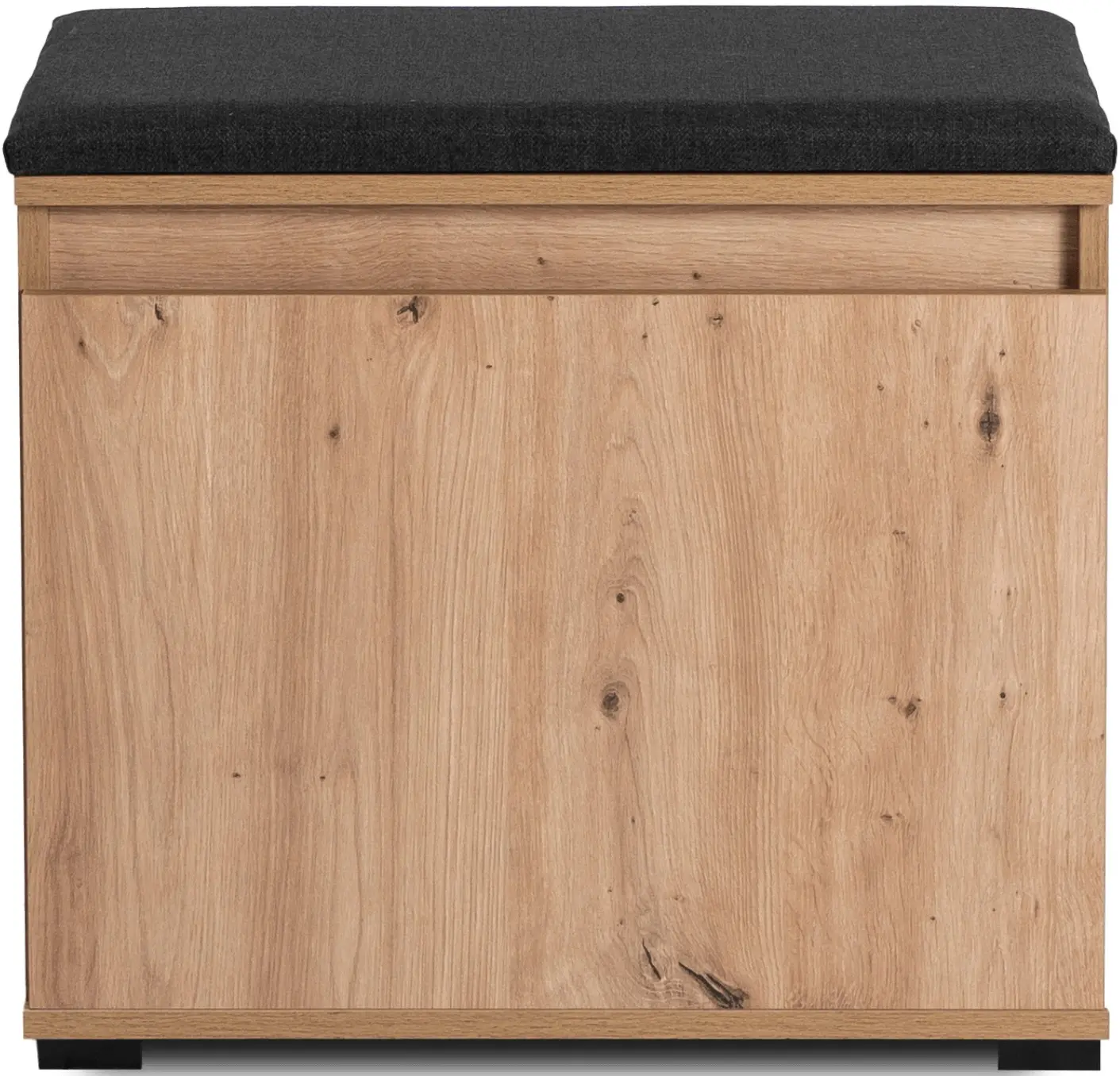Тумба для обуви Mebel Elite Modena 60cm (Artisan Oak/Graphite) - 2