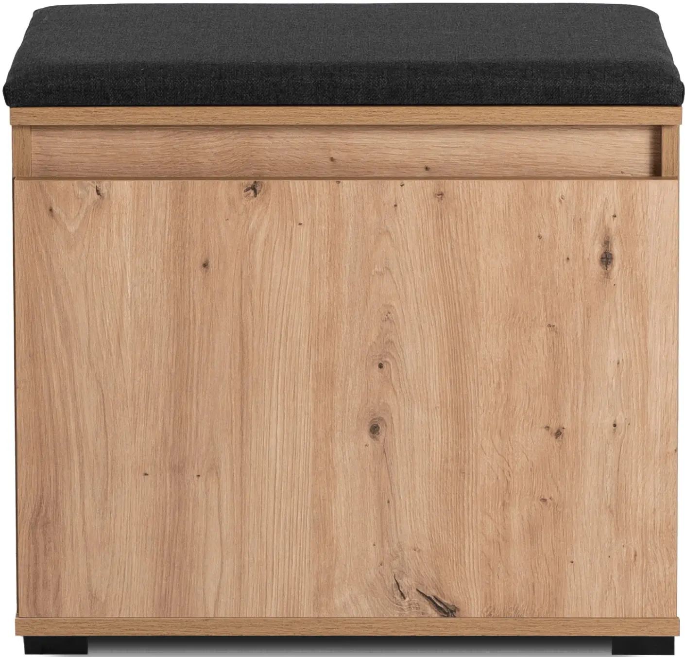 Тумба для обуви Mebel Elite Venora 60cm (Artisan Oak/Graphite) - 2