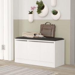 Тумба-банкетка для обуви Mirage Meble Mr2-W (White) Thumb