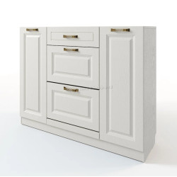 Tumba pentru incaltaminte МЛ-Мебель Liverpool №44 130cm (Ivory)