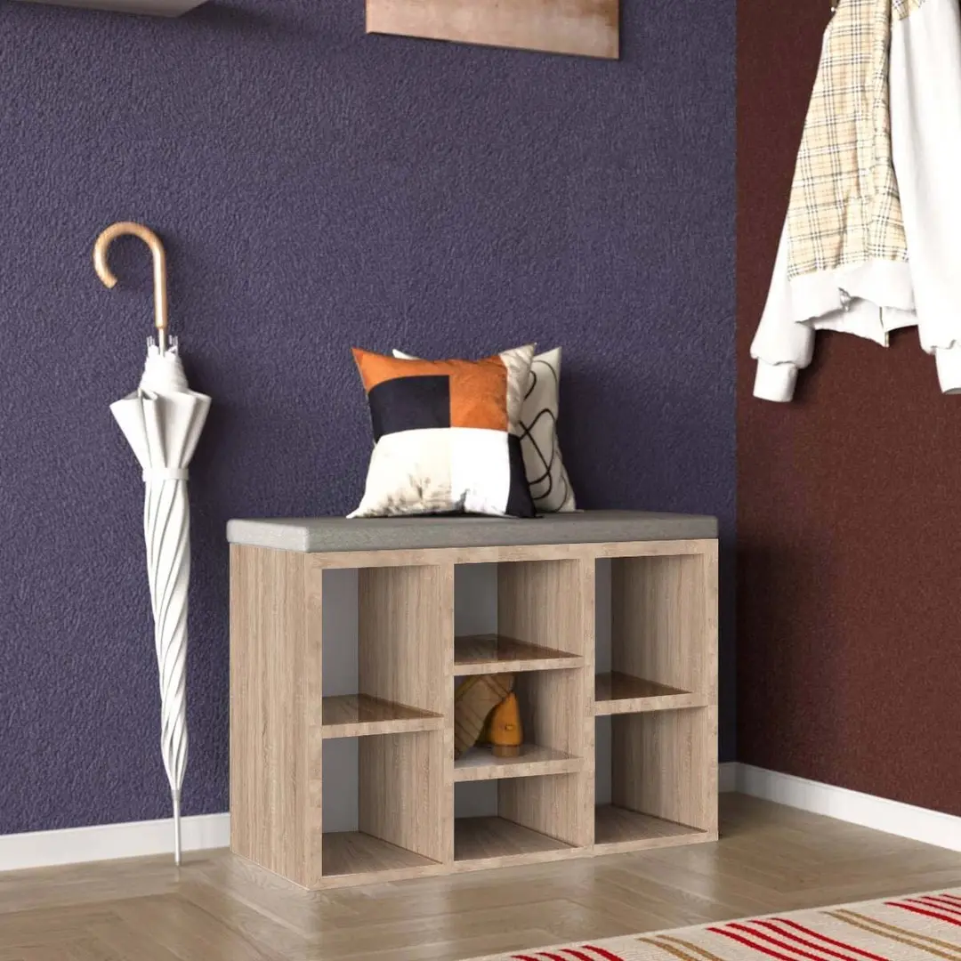 Etajera pentru incaltaminte Mobildor Aspect 79x30x48 (Sonoma Oak)