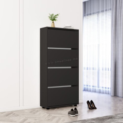Tumba pentru incaltaminte Mobildor Leo 100x27x164 (Anthracite)