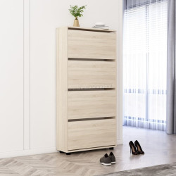 Тумба для обуви Mobildor Leo 100x27x164 (Sonoma Oak)