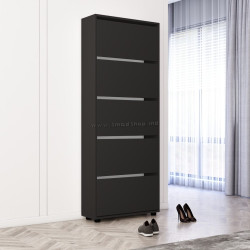 Тумба для обуви Mobildor Leo 100x27x203 (Anthracite)