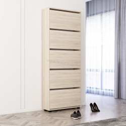 Тумба для обуви Mobildor Leo 100x27x203 (Sonoma Oak)