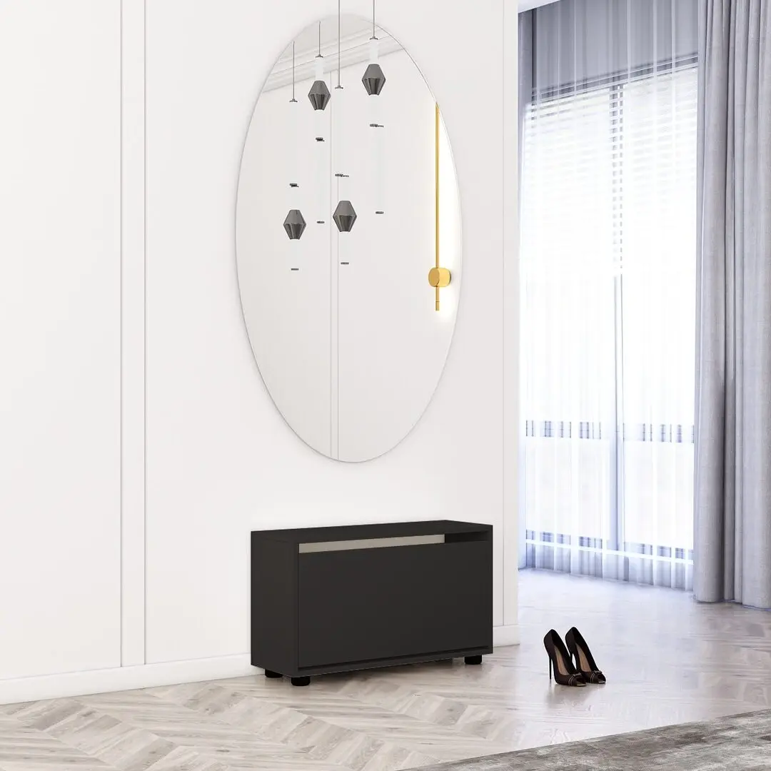 Tumba pentru incaltaminte Mobildor Leo 100x27x47 (Anthracite)