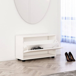 Тумба для обуви Mobildor Leo 100x27x47 (White) Thumb