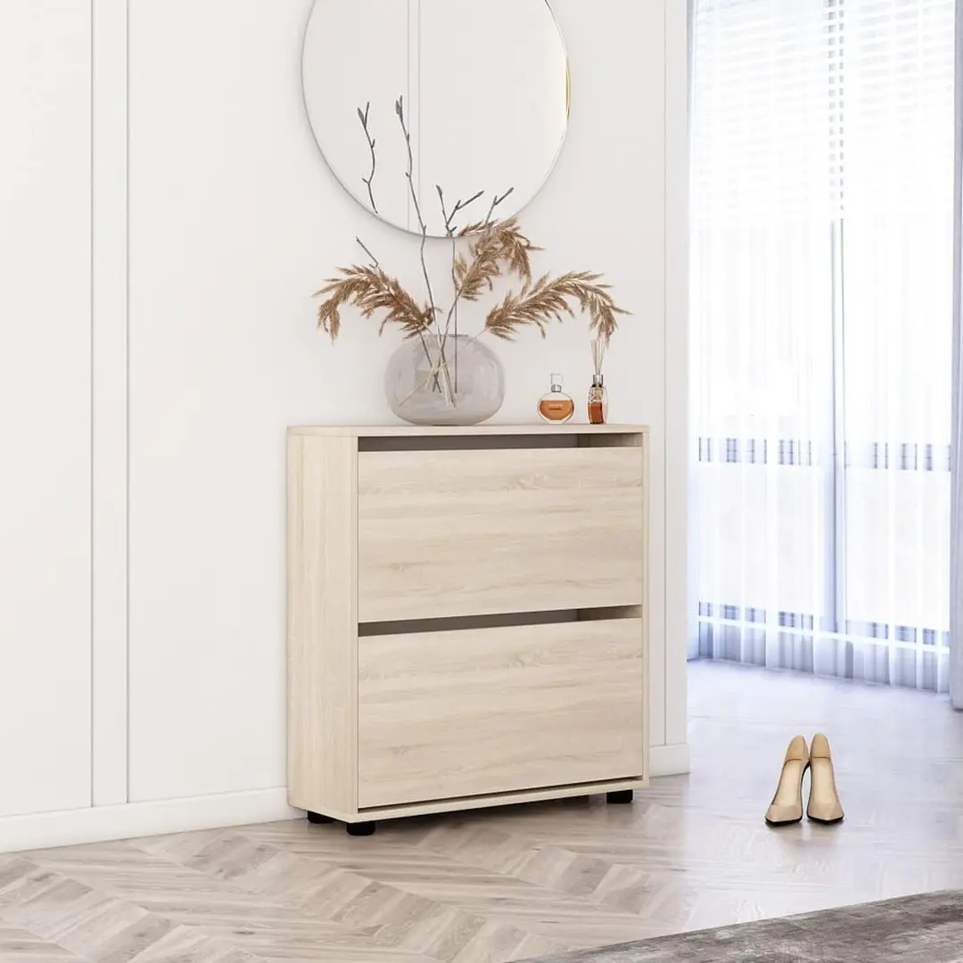 Тумба для обуви Mobildor Leo 100x27x86 (Sonoma Oak)